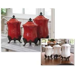  VENETIAN SCROLL KITCHEN CANISTER   LARGE: Kitchen & Dining