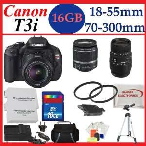  Canon EOS Rebel T3i 18 MP CMOS Digital SLR Camera and DIGIC 4 