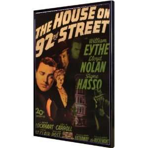  House on 92nd Street 11x17 Framed Poster: Home & Kitchen