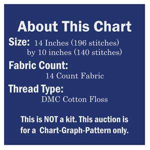   Christ on Mount Olive Counted Cross Stitch Chart FREE SHIPPING!  