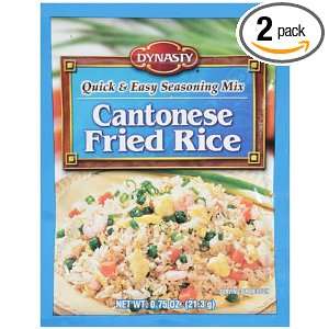 Dynasty Fried Rice Seasoning Mix, Cantonese, 0.75 Ounce (Pack of 2)