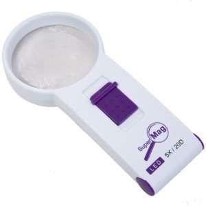   Illuminated Pocket Magnifier   2.4 Inch Lens: Health & Personal Care