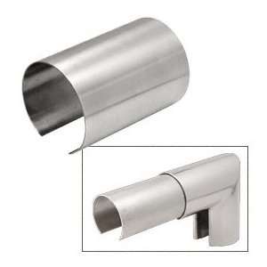 CRL Stainless Steel 4 Connector Sleeves for Cap Railings, Cap 