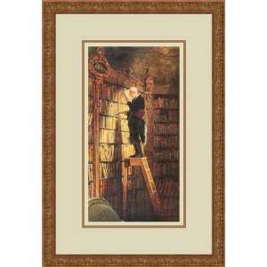  The Bookworm by Karl Spitzweg   Framed Artwork