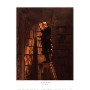  Bookworm   Poster by Carl Spitzweg (10x12): Home & Kitchen