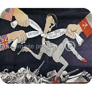  Strangle Hitler Soviet World War 2 Military MOUSE PAD 