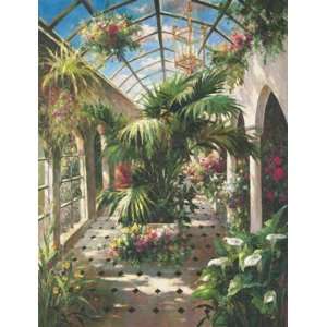  Garden Atrium ll   Vera Oxley 22x28 CANVAS: Home & Kitchen