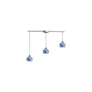  ELK 101 3L Mela 3 Light Linear Chandelier Shown In Satin 