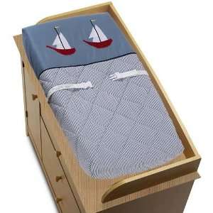  Come Sail Away Nautical Changing Pad Cover: Baby
