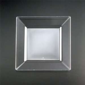  Squares 9.5 Dinner Plate Clear Case Of 120: Toys & Games