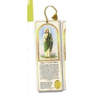  St. Jude Golden tassel medallion bookmark 
