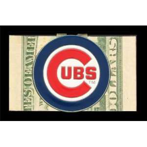 Chicago Cubs Enameled Pewter Money Clip/Card Holder   MLB Baseball Fan 