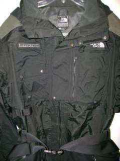 North Face Mens Steep Tech Transformer Jacket with back pack Black XL 