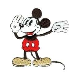 Disney Steamboat Willie Mickey Mouse Applique 937512  