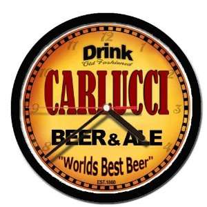  CARLUCCI beer and ale cerveza wall clock: Everything Else