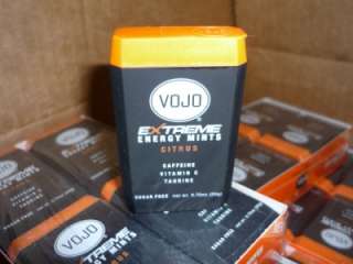 VOJO EXTREME Energy Mints Orange Citrus 8 BOXES/Packs  