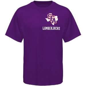  NCAA Stephen F. Austin Lumberjacks Purple Keen T shirt 