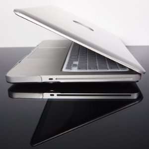  TopCase Metallic Solid Silver Hard Case Cover for Latest Macbook 