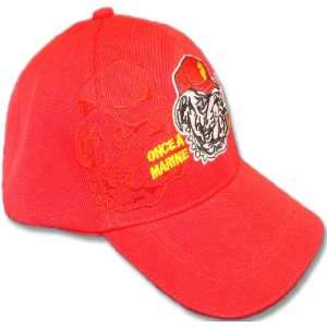 Once A Marine   New Style Ball Cap Military Collectible from Redeye 