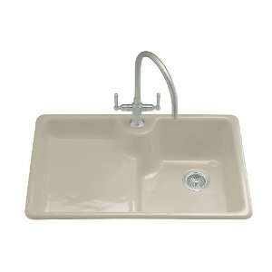 Kohler K 6495 1 G9 Carrizo Self Rimming Kitchen Sink with Single Hole 