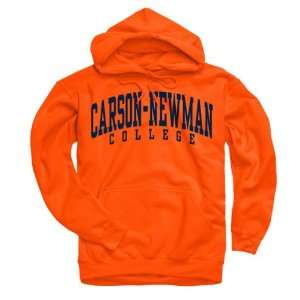 Carson Newman Eagles Orange Arch Hooded Sweatshirt:  Sports 