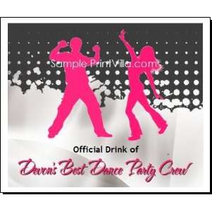  Dance Party Drink Label