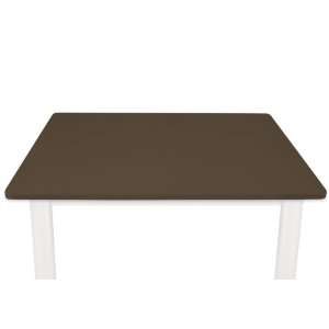  QM 42 Square Stone Table Top   Tint Coffee