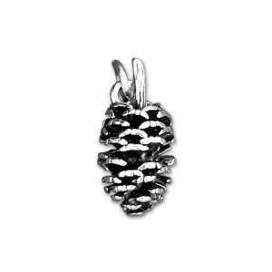  Sterling Silver Pine Cone Charm Arts, Crafts & Sewing