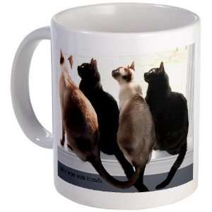  Bird Watching With Cat Friends Pets Mug by  
