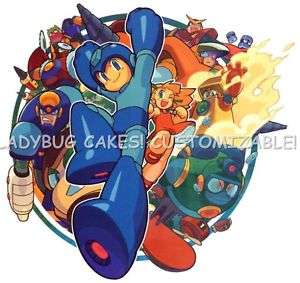 Mega Man Edible Cake Topper Image Dr Wiley CAPCOM  