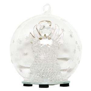   LED Glass Globe Angel Star Ornament / Centerpiece: Home Improvement