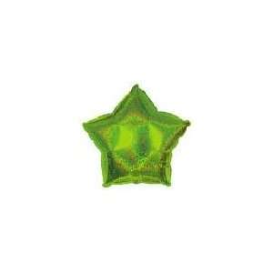   Green Dazzleloon Star   Mylar Balloon Foil
