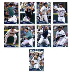  2012 Topps MLB Stickers Seattle Mariners Team Set   9 