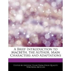   Main Characters and Adaptations (9781276152785) Antoine Stane Books
