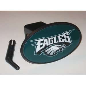   EAGLES Team Logo 6 x 3 Trailer Hitch Cover: Sports & Outdoors