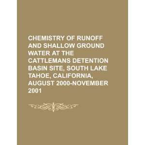 Chemistry of runoff and shallow ground water at the Cattlemans 