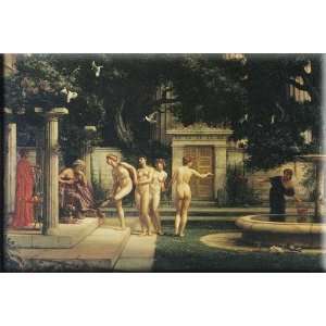   visit to Aesclepius 30x20 Streched Canvas Art by Poynter, Edward John