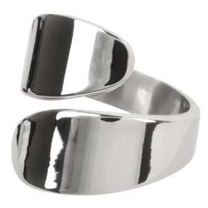 Womens Stainless Steel Ring with None Connected Links On 