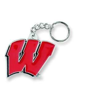  University of Wisconsin Stainless Steel Key Chain