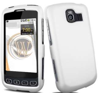 WHITE Case+Charger+Pouch Cover for LG Optimus S Sprint