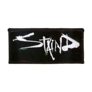  Staind   Black and White Logo   Embroidered Vinyl Sew On 