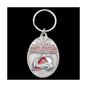  Pewter Team Key Ring   Avalanche: Sports & Outdoors