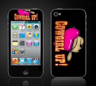 iPod Touch 4th Gen Cowgirl up Cowboys Skins vinyl decal  