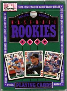 1993 Bicycle MLB ROOKIES Playing Cards Complete Deck!  