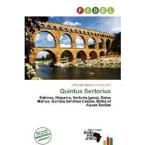   Quintus Sertorius (9786200644862) Christabel Donatienne Ruby Books