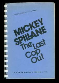 Vintage MICKEY SPILLANE Personal Typewriter & Museum Collection 200 