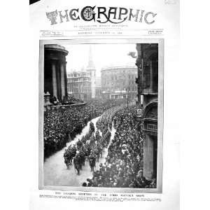  1914 LONDON SCOTTISH SOLDIERS LORD MAYORS SHOW ARMY
