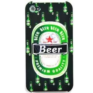  Iphone 4 Beer Style Back Case Cover for Iphone 4 4g Cell 