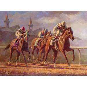   Fred Stone   Funny Cide Signed Canvas Open Edition