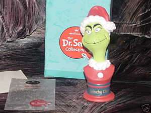 Hallmark Dr. Seuss Grinchy Claus Figurine M/I/Box 2000  